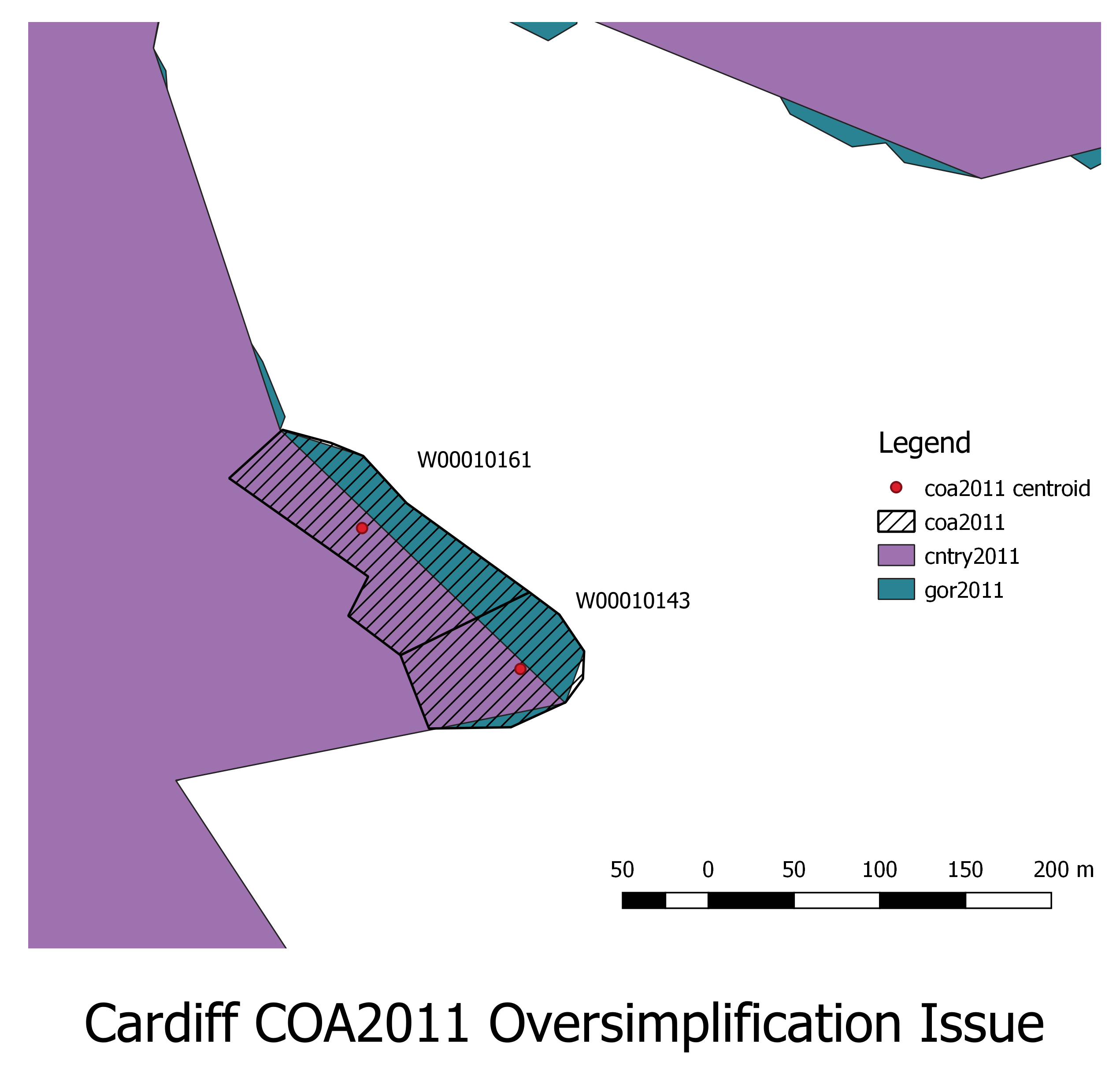 Cardiff COA2001 issue map